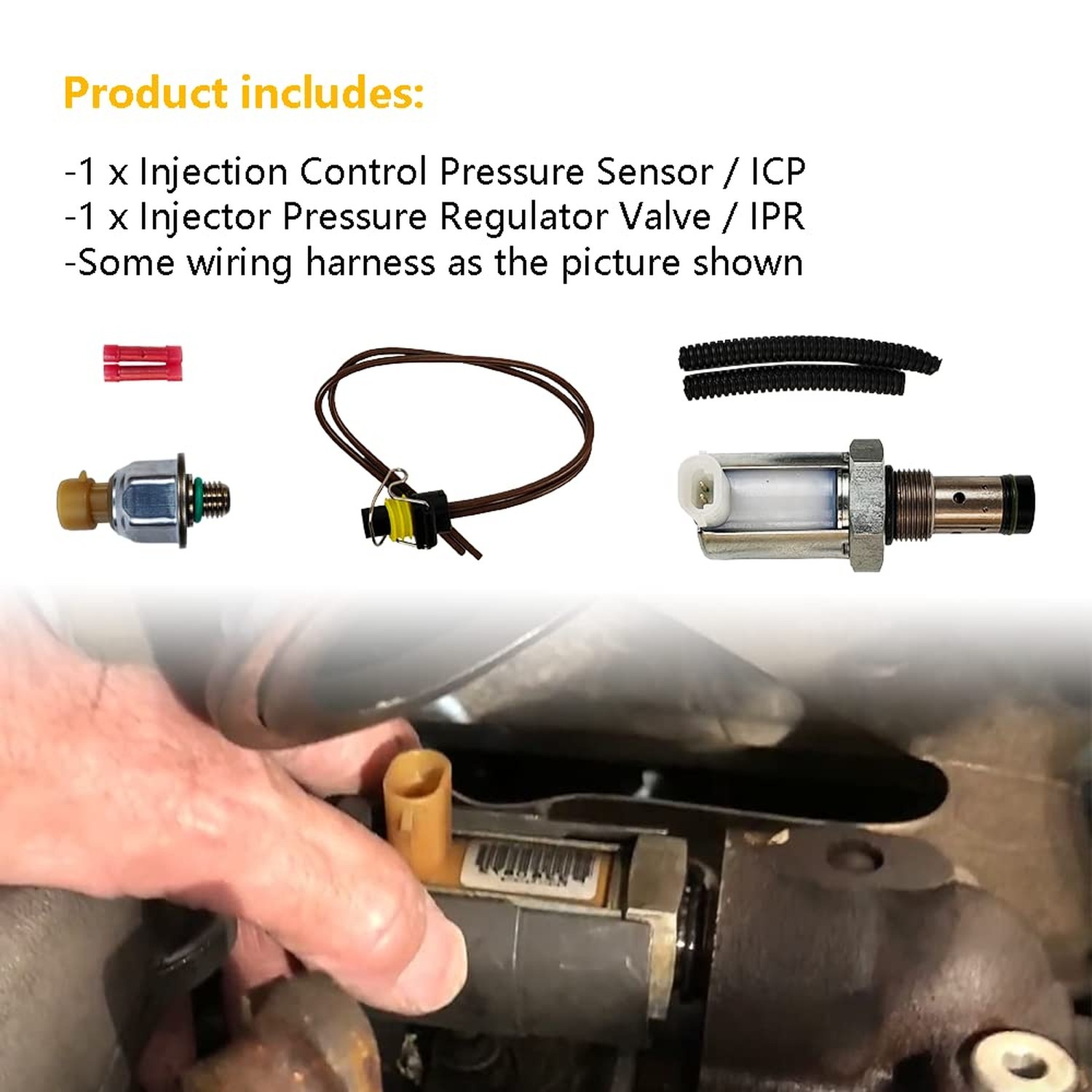 6.0 IPR Valve with ICP Sensor and Pigtail | Replacement for 2003-20... Fast Ship