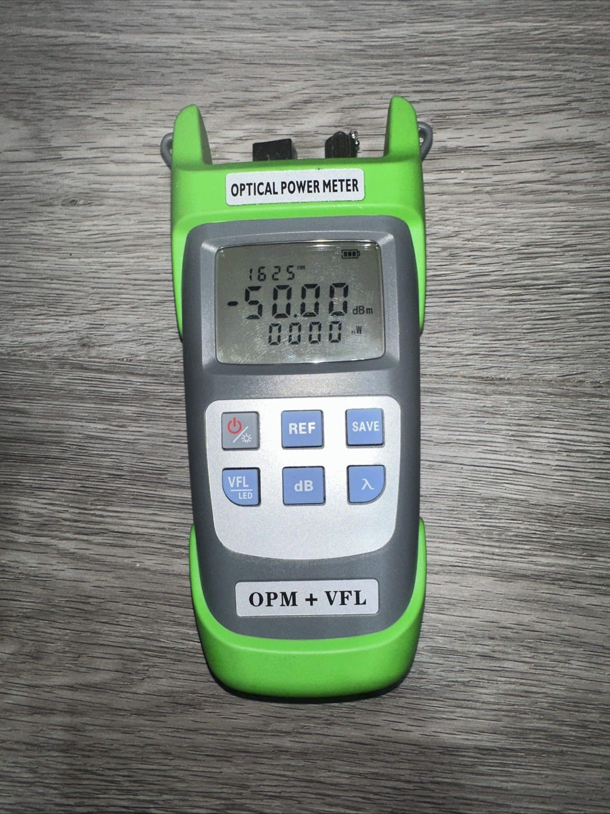 Fiber Optic Power Meter Integrated Machine 30-70~+10dbm with LC Adapter SC/FC/ST