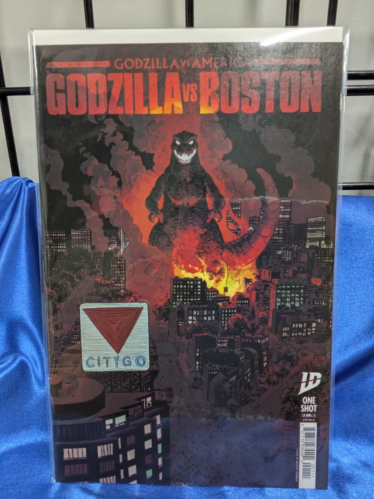 Godzilla Vs. America: Boston Cover A-Hayden Sherman (IDW Publishing July 2025)