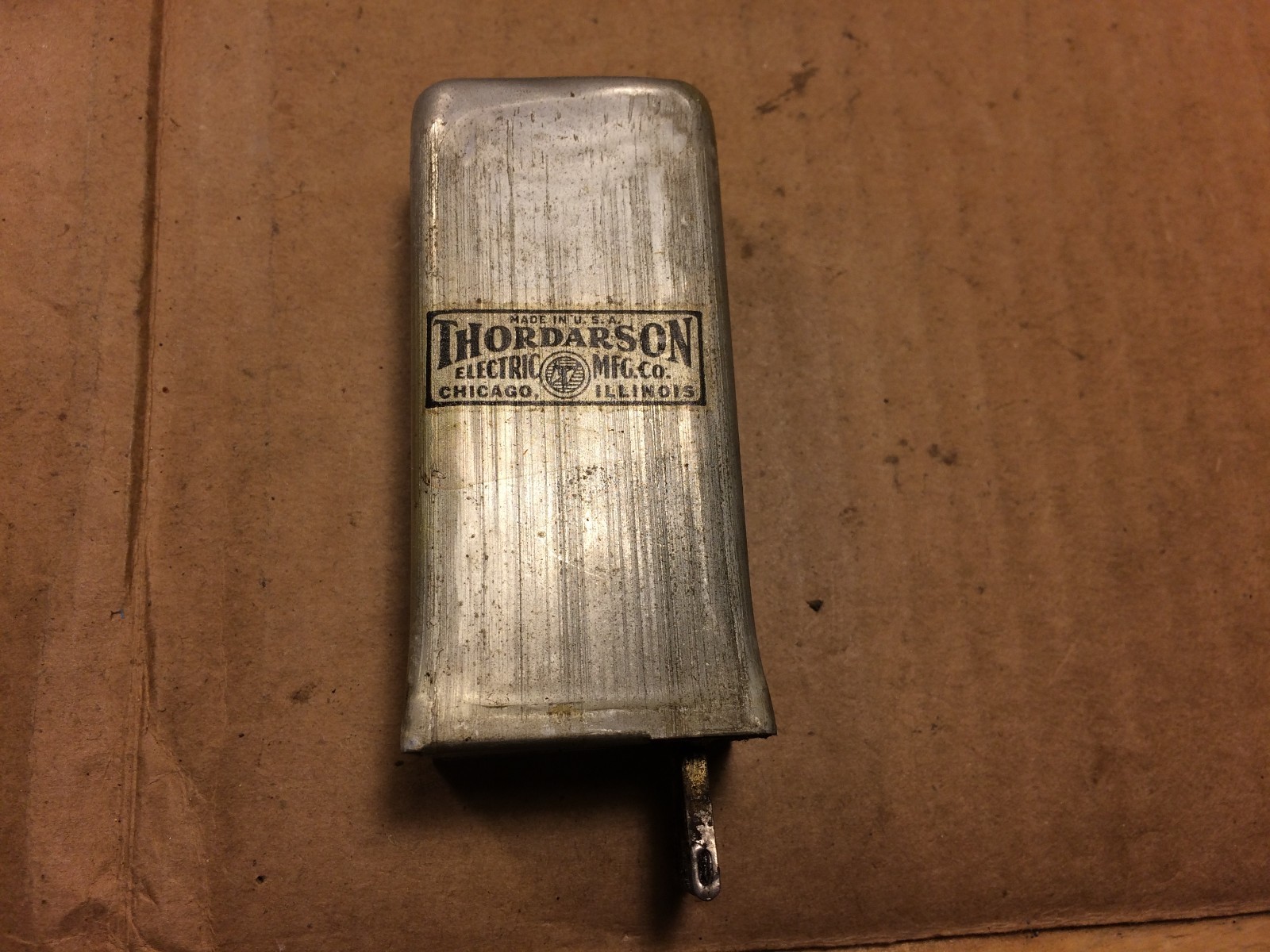 Vintage Thordarson T201 SI 1005 Output Transformer 1.23 16 ohms 2100 ohms