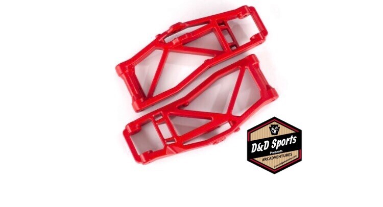 Traxxas 8999R Suspension arms, lower RED left and right, front or rear WideMAXX