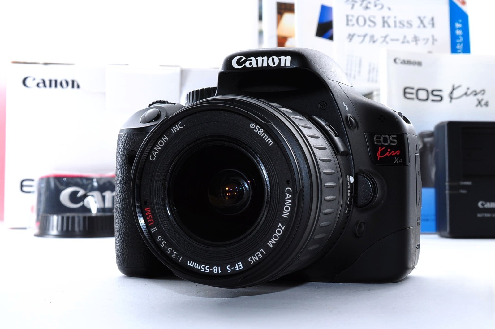 Canon EOS Rebel T2i 550D Kiss X4 w/18-55mm f/3.5-5.6 II USM 8050