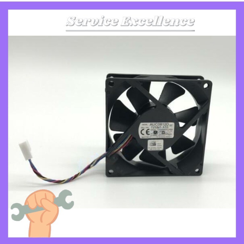 One DELTA AUC0812D DC 12V 0.7A 4-PIN PWM Fan Fast Shipping 80*80*25mm AUC0812D