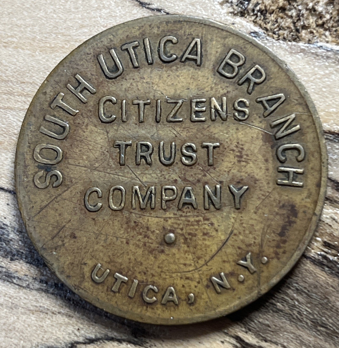 Citizens Trust Co. Utica, N. Y. Good For 25c *z36