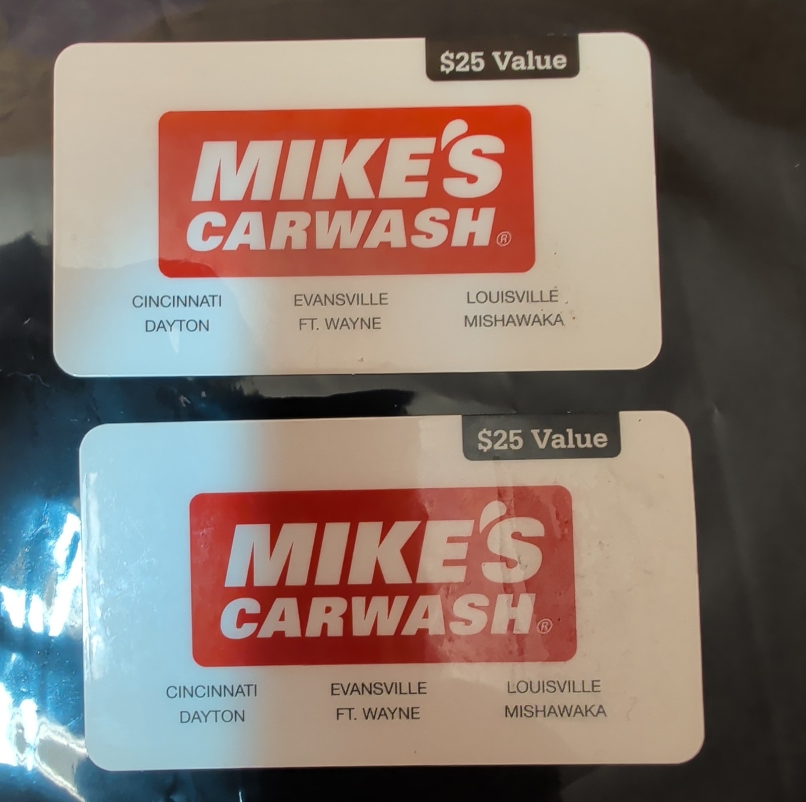 Mike's Carwash Gift Card $50.00 Value