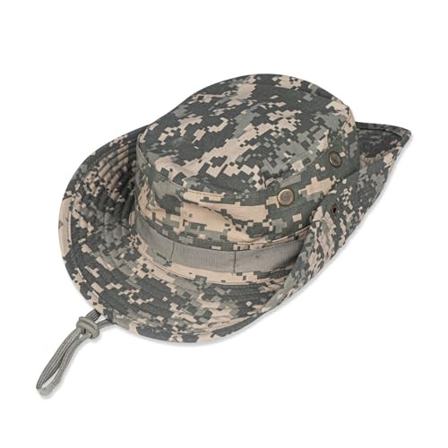 Sun Hats for Men Women Bucket Hat UPF 50+ UV Protection Boonie Hat 1 Acu Camo
