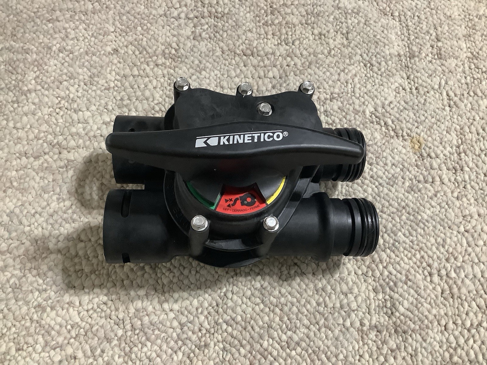 Kinetico Water Softener Mach smart  Style Bypass Valve