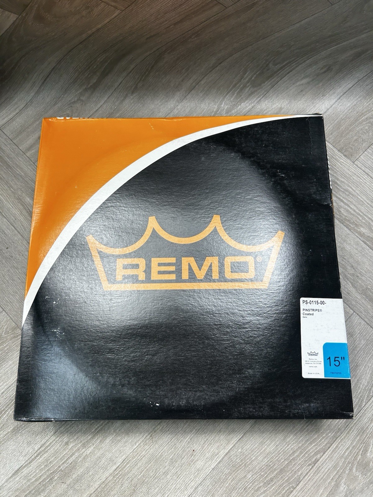Remo Pinstripe Coated 15” Batter Head Ps-0115-00- New Drum Head