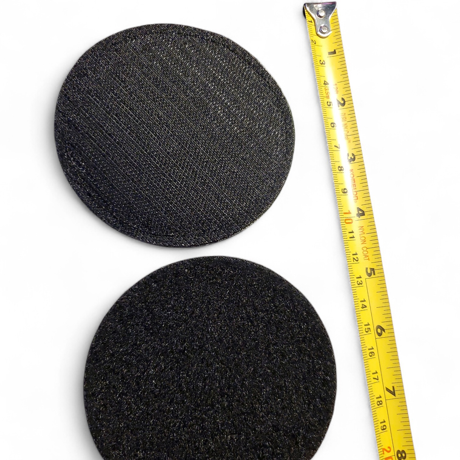 4" Black Echo HAM COMMS OPERATOR Patch Black White Tactical Hook Backed