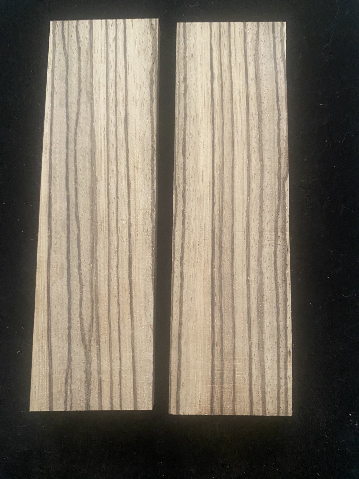 Zebrawood Knife Handle Scales