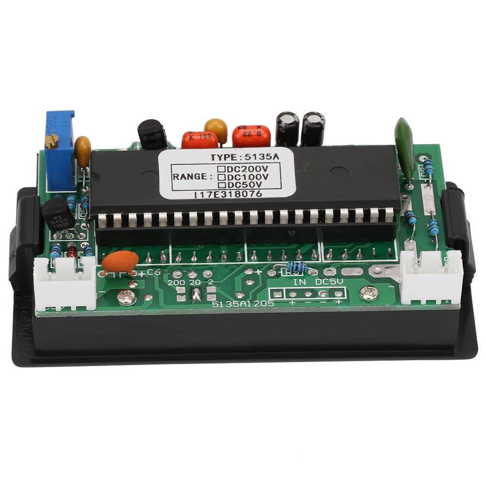 5135A 3 1/2 Digit Red LED Digital Volt Voltmeter DC50V/DC100V/DC200V,