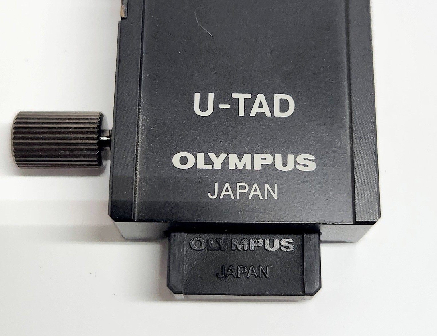Olympus U-TAD BX CX Microscope Compensator Adapter w/Blank Plate