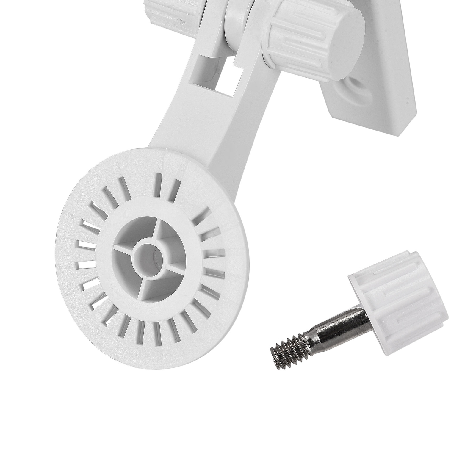 Adjustable Security Camera Bracket, Plastic Wall Mount CCTV Stand, White 3pcs