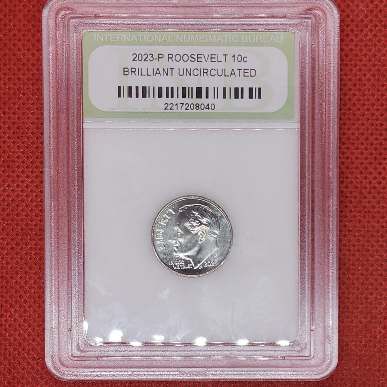 2023 P Roosevelt 10c Brilliant Uncirculated  Slab