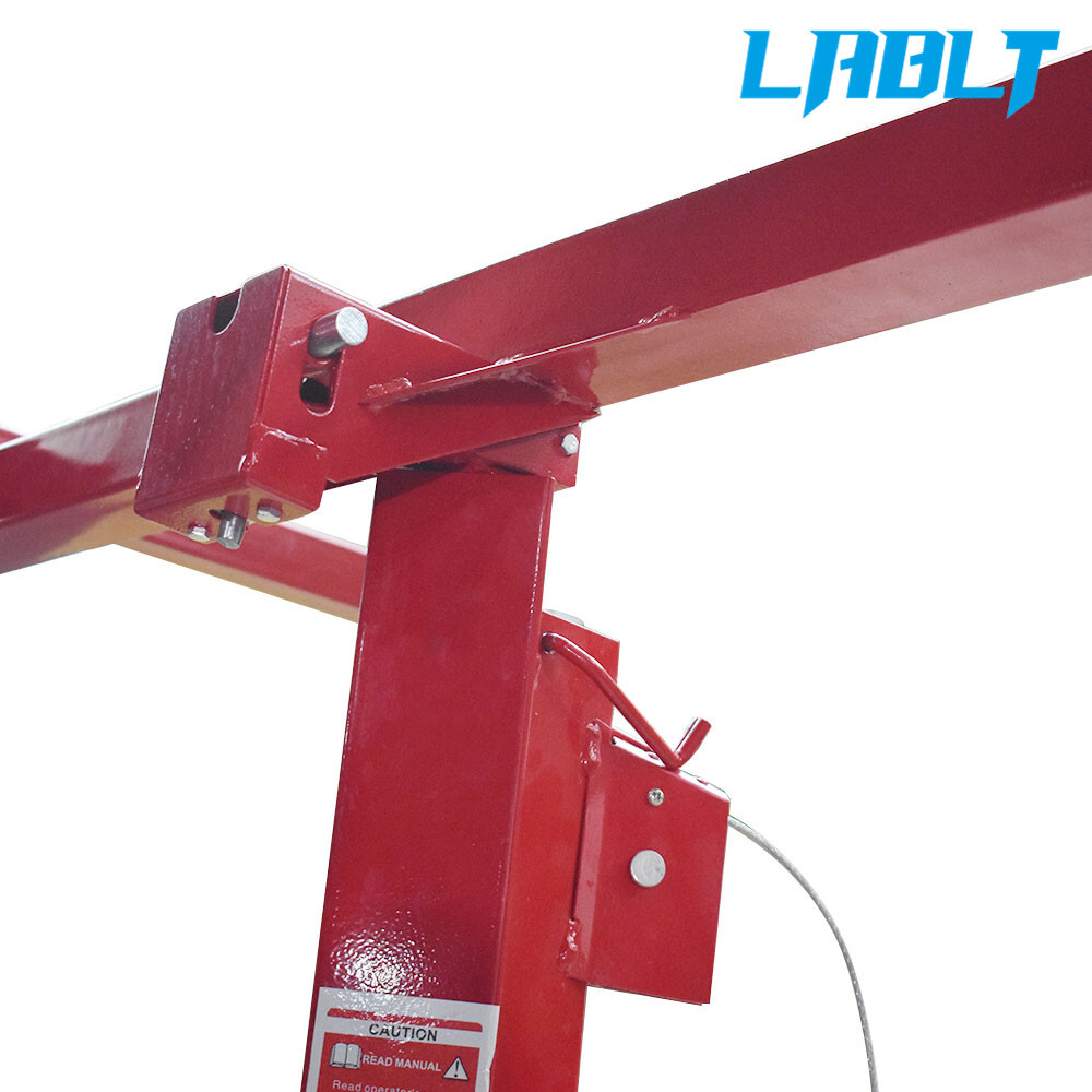 LABLT Drywall Rolling Lifter Panel Hoist Jack Lifter 16 Ft w/ Lockable Wheels
