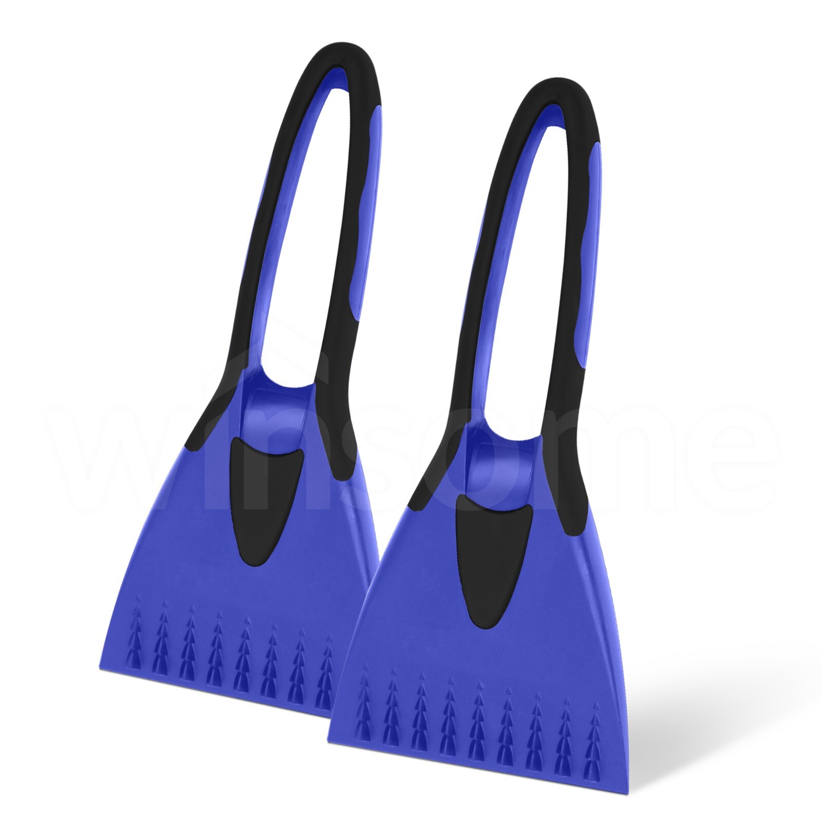 2 Pcs Sturdy Ice Scraper for Car Windscreen Frost Free Windshield De-Icer Winter