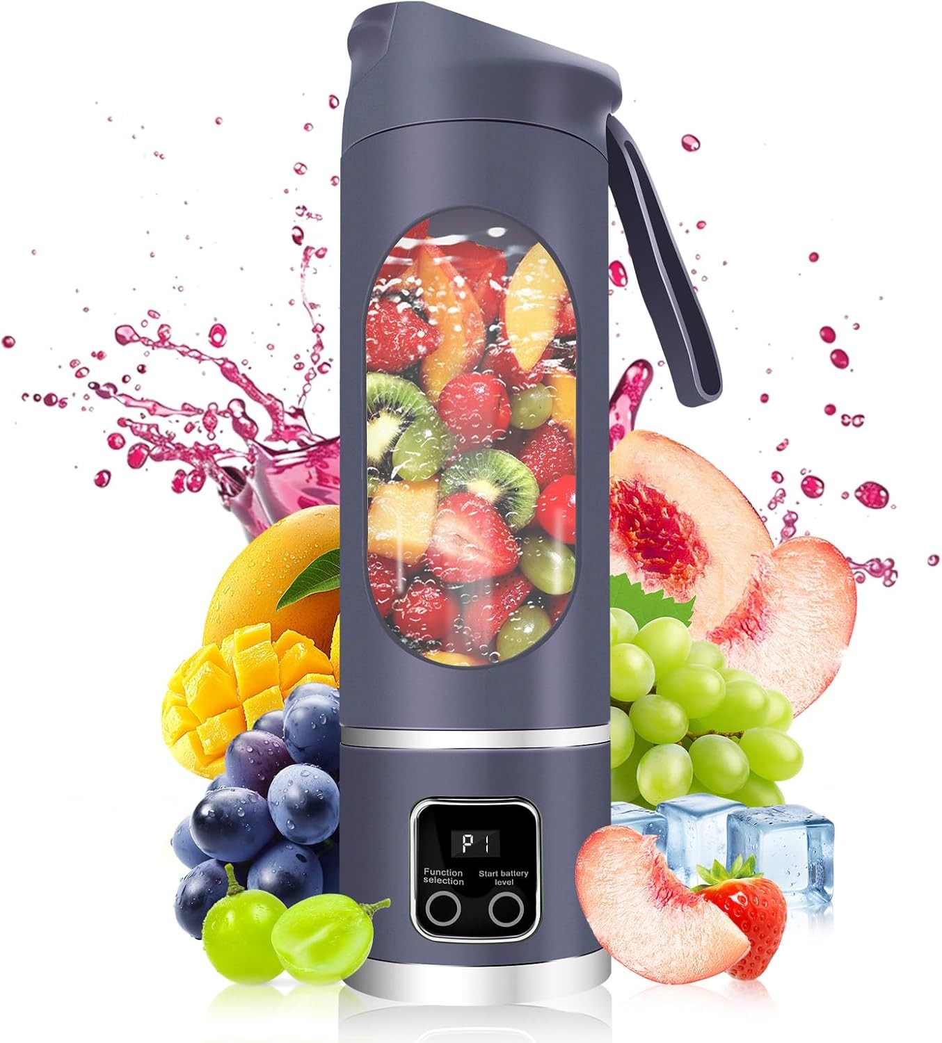 Rechargeable Portable Blender Personal Mini Mixer Protein Shakes Juicer Cup USB