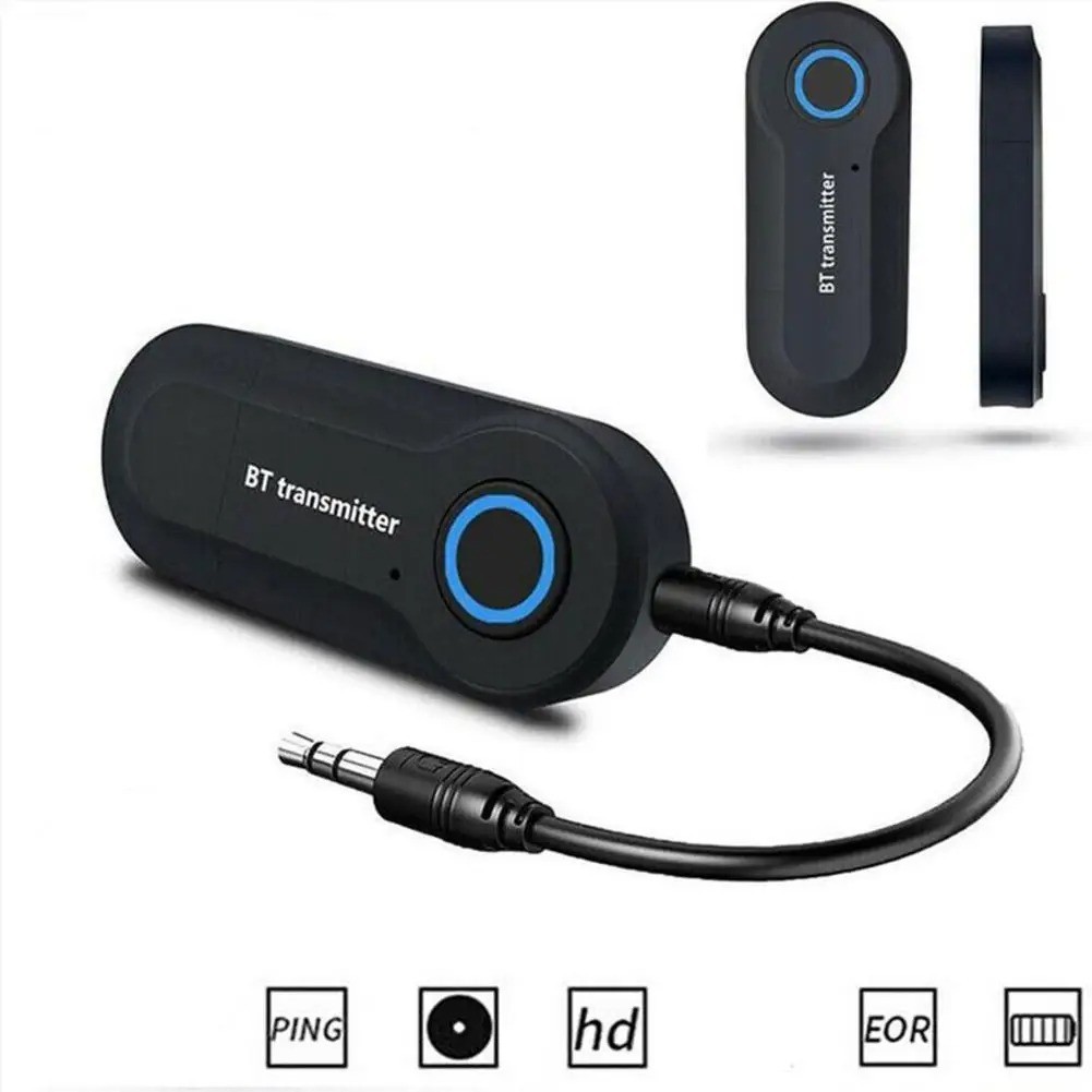 Bluetooth 3.5mm Jack Audio Transmitter Wireless Adapter for TV PC
