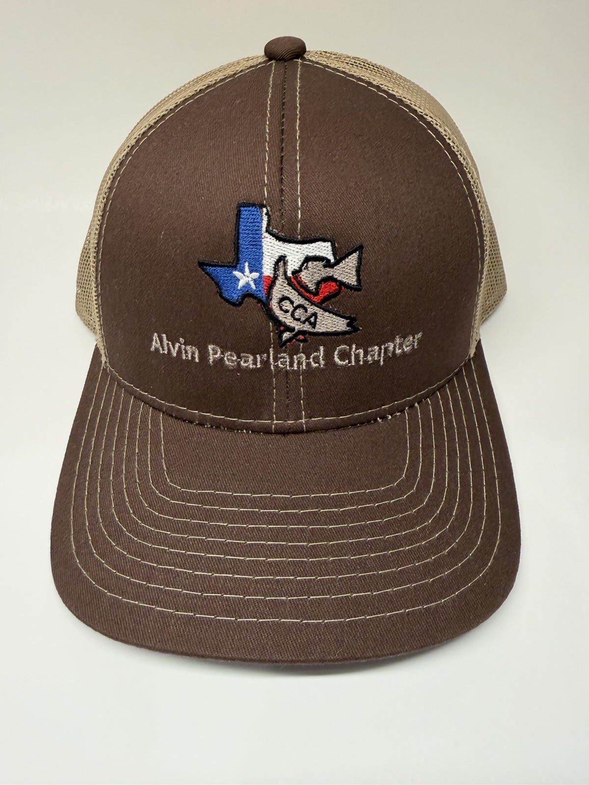 NWOT Texas CCA Alvin Pearland Chapter mesh back hat OSFM Coastal Conservation