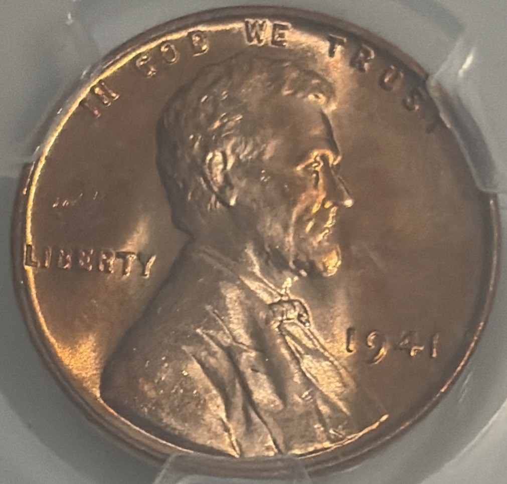 1941-P 1C Lincoln Wheat Penny (Gem, Uncirculated, Red)