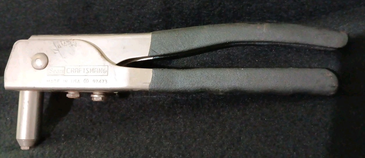 Vintage Sears CRAFTSMAN Heavy Duty Rivet Tool 97473 Made USA