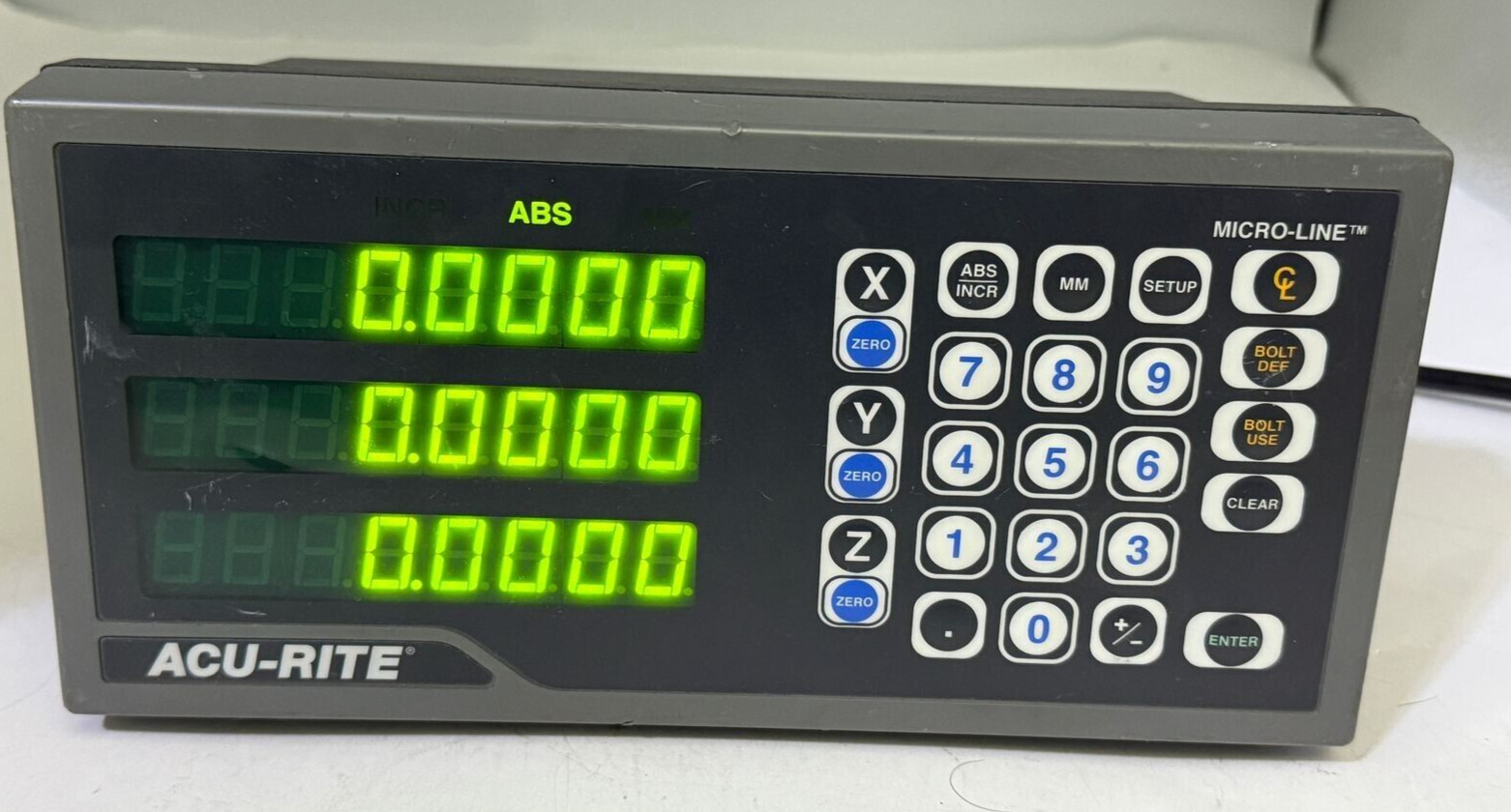 ACU-RITE P/N 2004014 MICRO-LINE M-L MILL 3AX DOM   DRO Readout