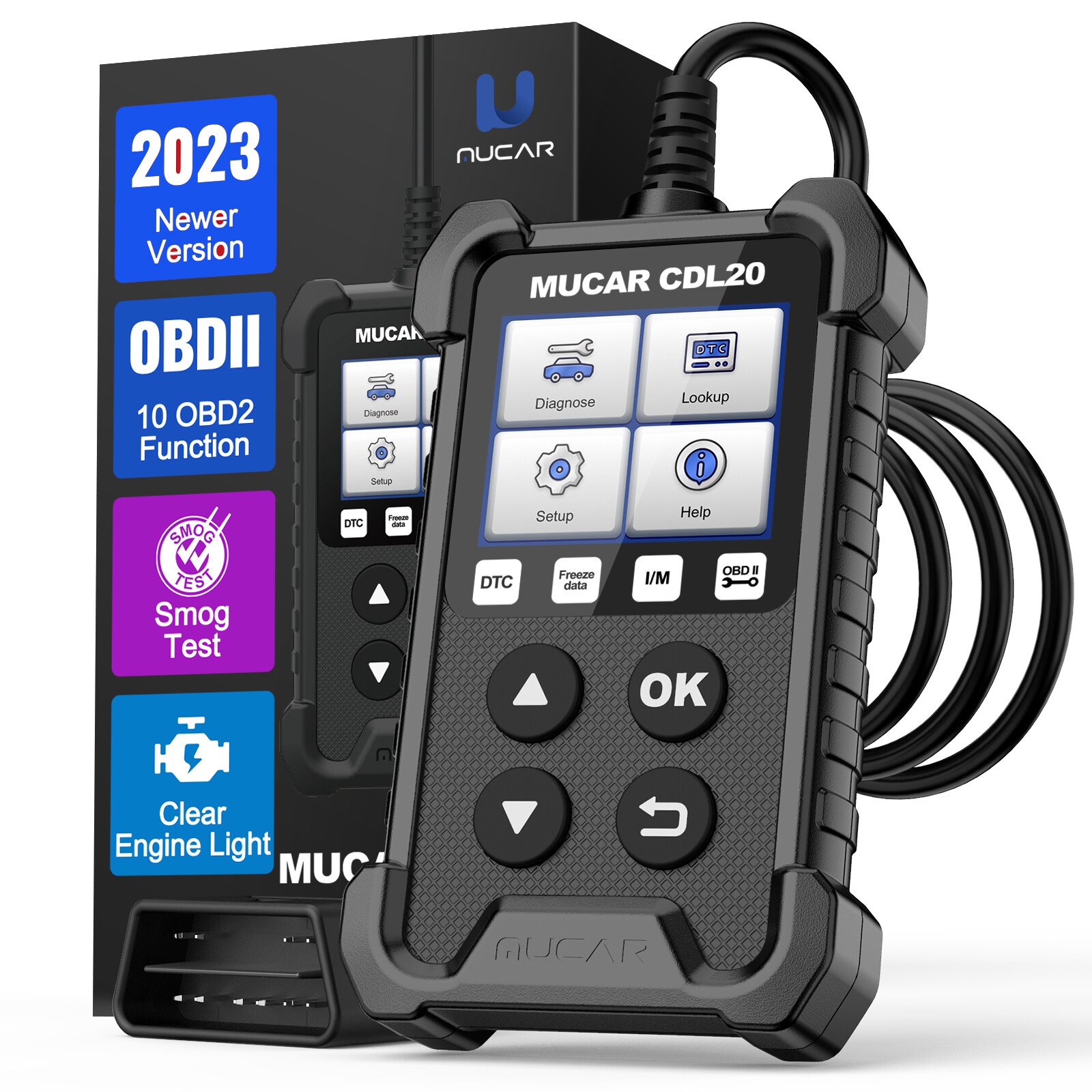 MUCAR CDL20 Car OBD2 OBDII EOBD Fault Code Reader Engine Diagnostic Scanner Tool