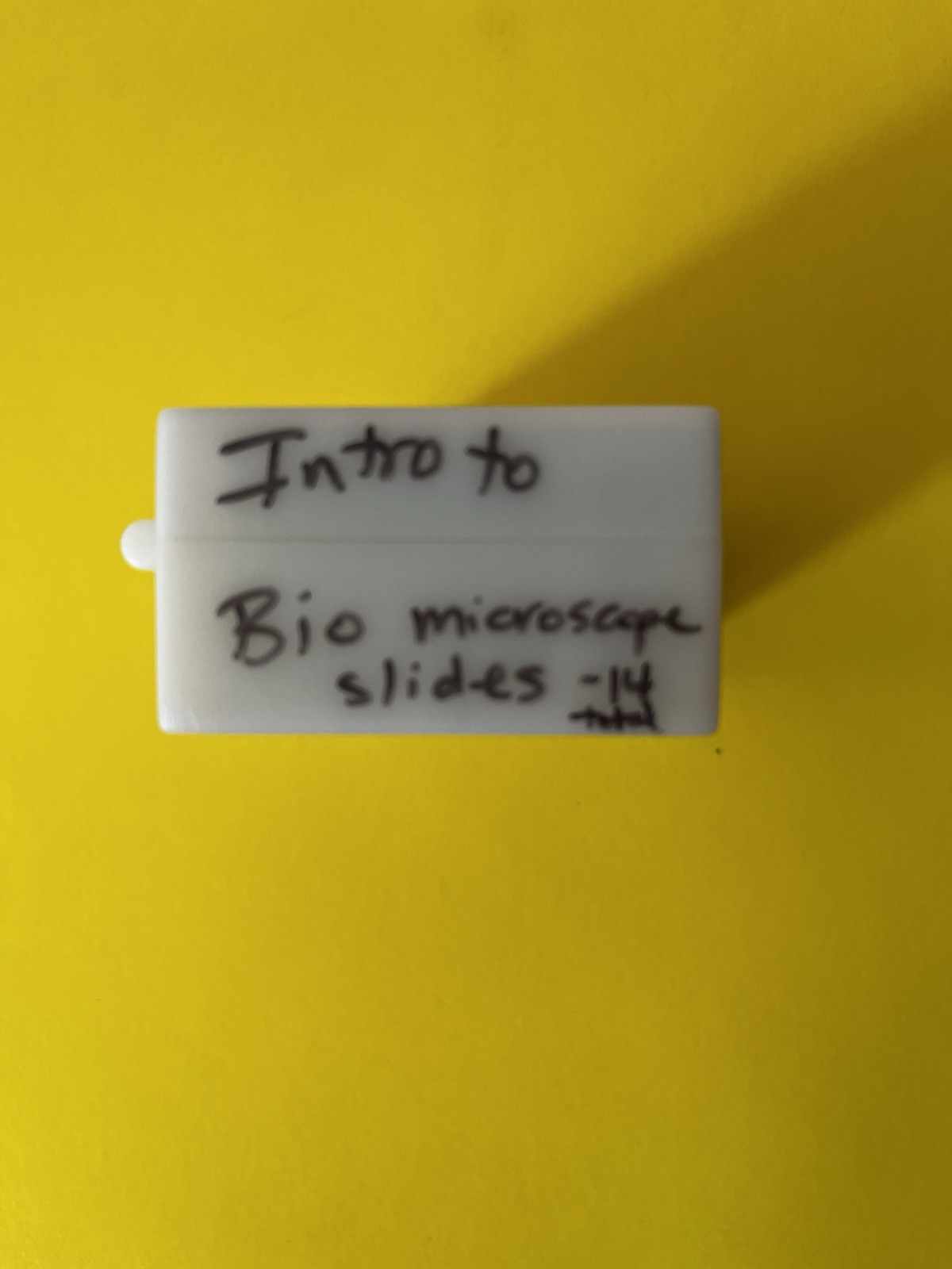 14 Prepared Slides w/Plastic Box in Basic Science Set A (Biology)