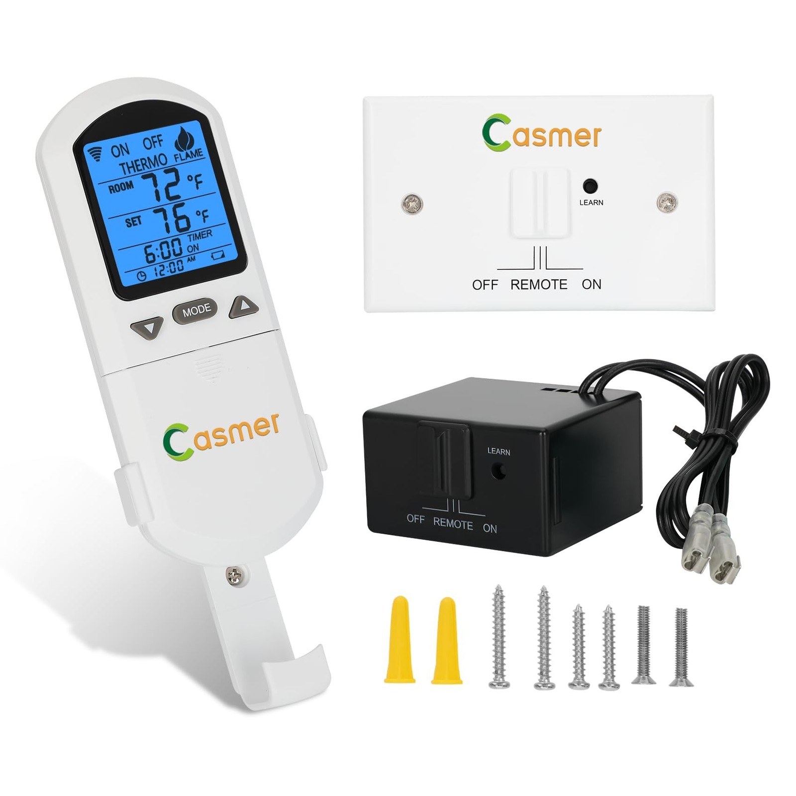 Universal Smart Fireplace Remote Control Kit, Fit skytech 1001-A,1001T/LCD-A,...