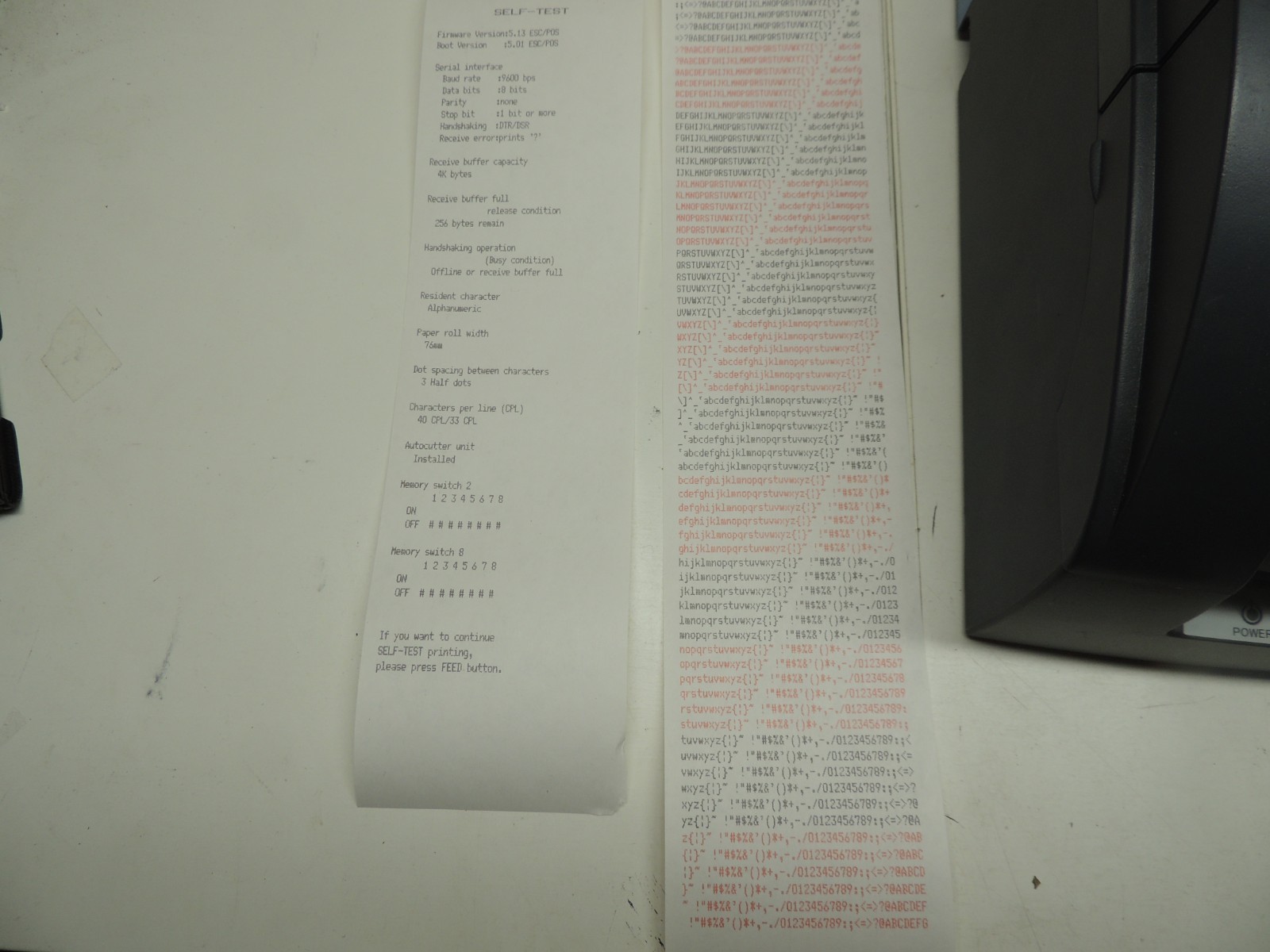 Epson TM-U220B M188B Kitchen Receipt Printer (SERIAL Interface) TESTED