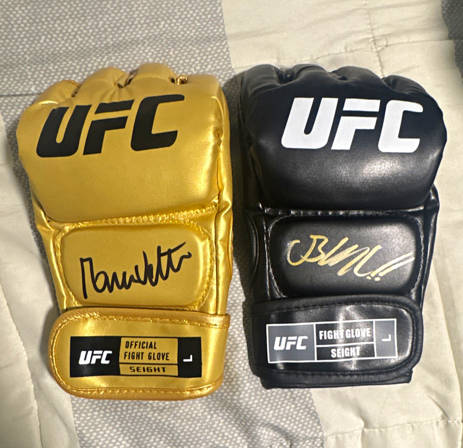 UFC Official Fight Glove autographed by Brandon Moreno and marvin vetorri