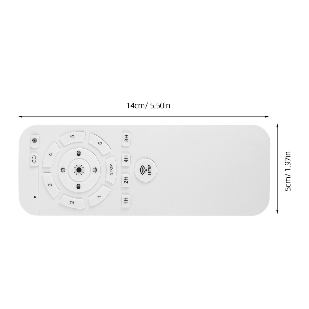 Universal Remote for Ceiling Fan - 6-Speed & 1/2/4/8 Hours Timer