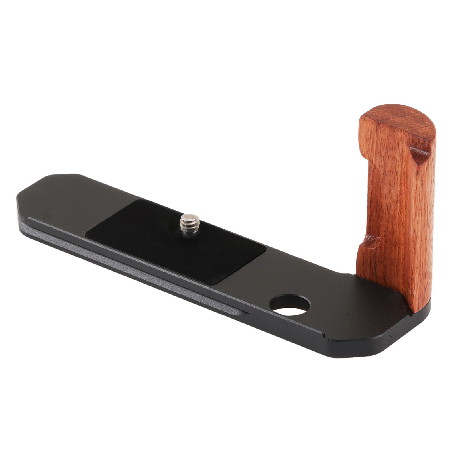 Wooden Vertical Handle Grip Quick Release L Bracket For Nikon FM2 Camera Black