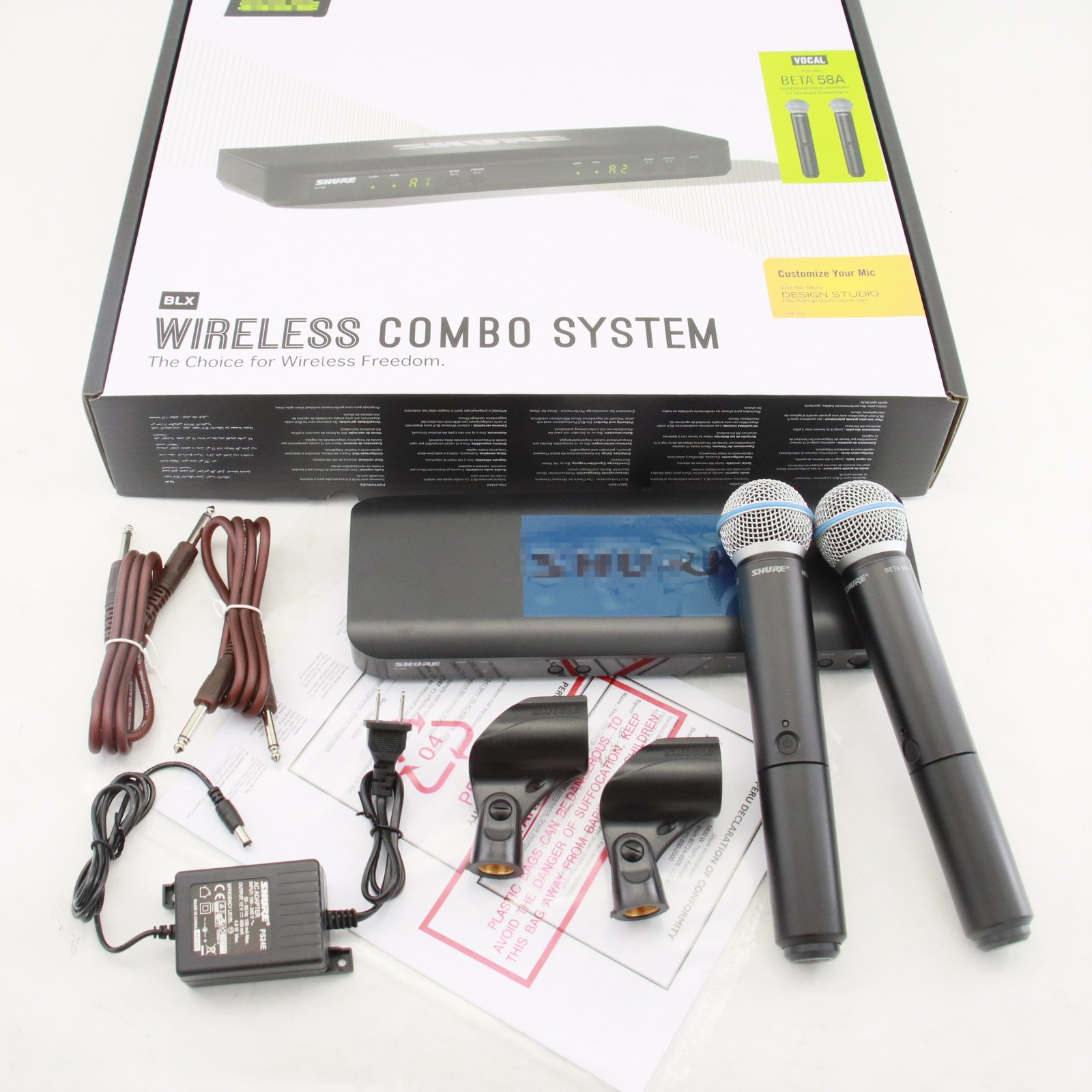 NEW BLX288 / Beta 58A Wireless Vocal System w/2 BETA58 Microphones Express