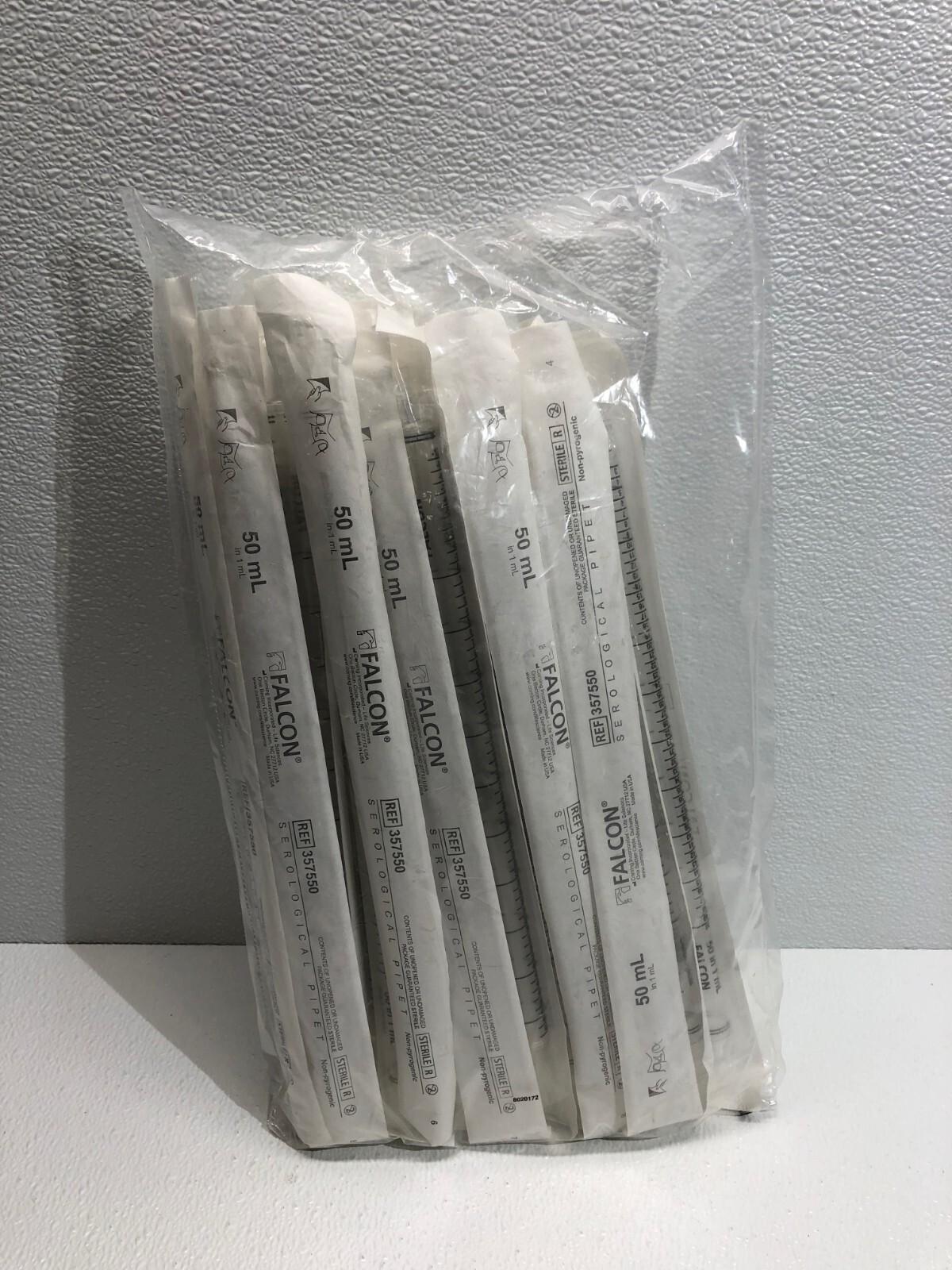 Corning Falcon 50mL Serological Pipet 50 in 1mL With Plug 357550