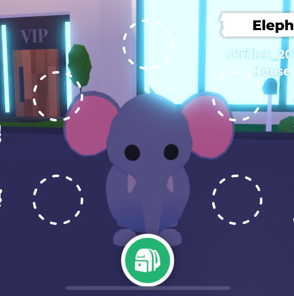 Adopt Me! - NO POT Elephant - Fully Grown 🐘 [ Virtual Item ]