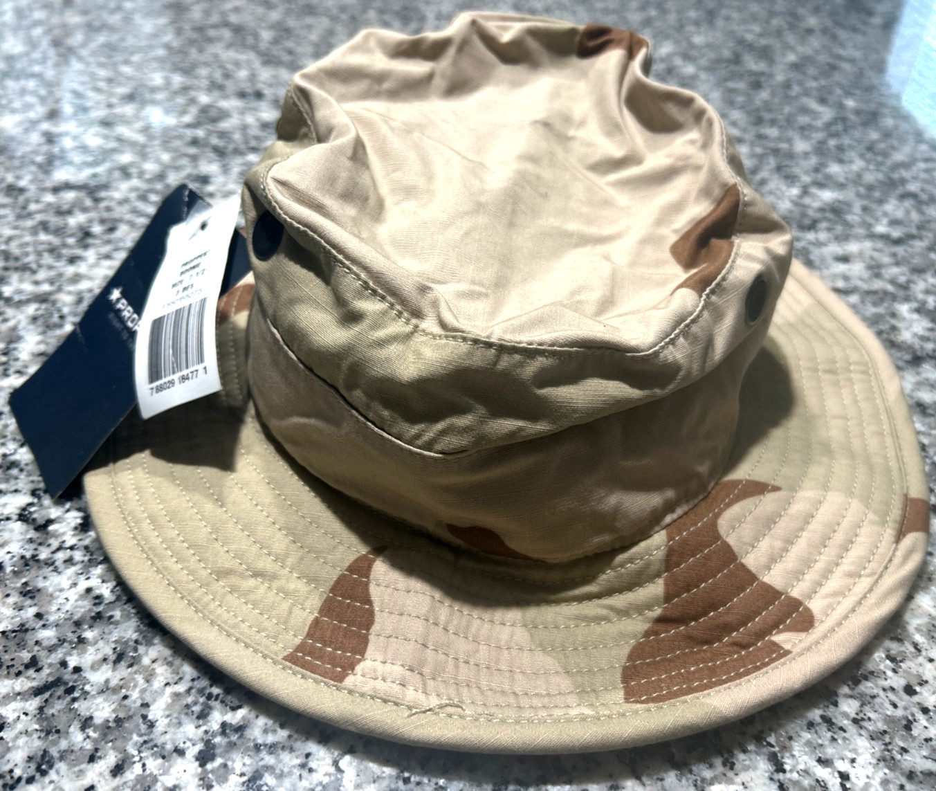 US Military Desert Boonie Hat Type II Sun Hot Weather Propper Made; NWT; 7 1/2