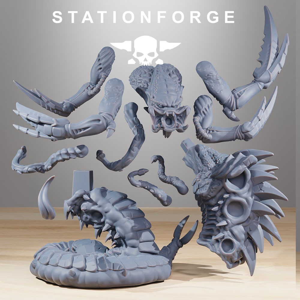 Xenarid Brainiac | Station Forge | Licensed 3D Printed Miniatures