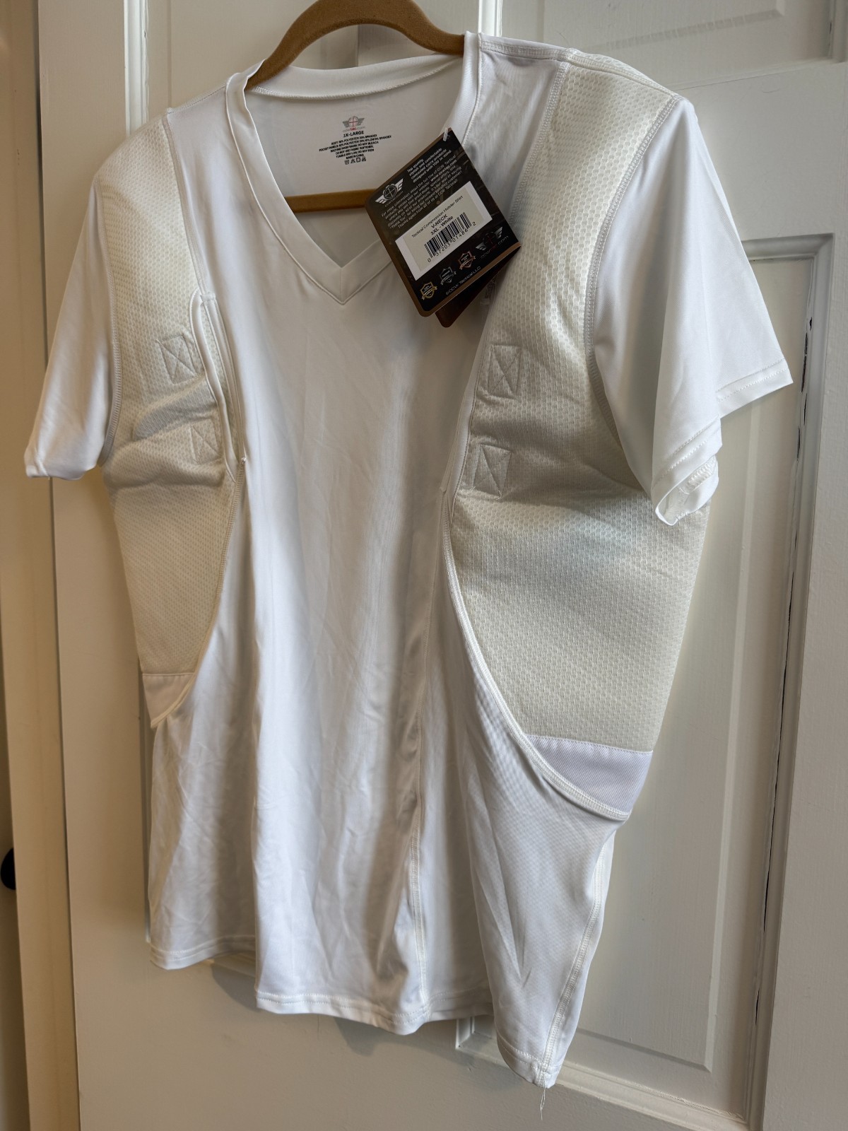 CCW Holster Shirt - Men Crew Compression Conceal Carry Tactical 3XL CCWTAC NWT