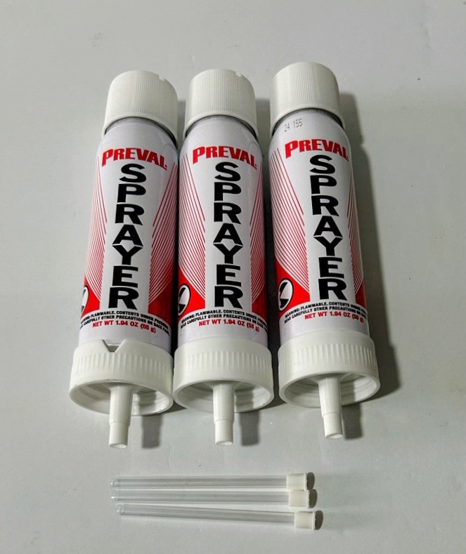 3 Pack Preval Sprayer  1.94 Oz. Power Unit