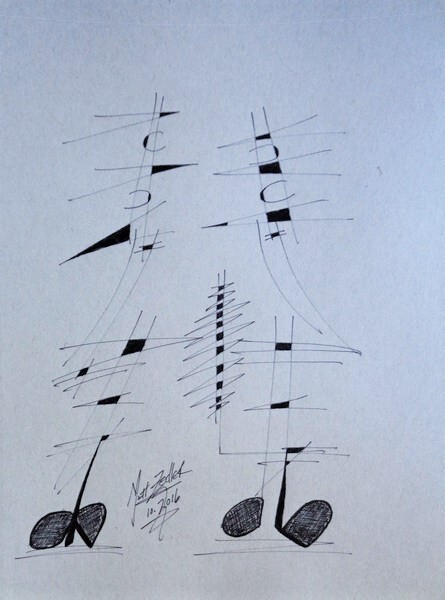 Matt Zedler Original | Drawing  | #B327 | 1 of 1 | 9 x 12" | Ink on Paper | $100
