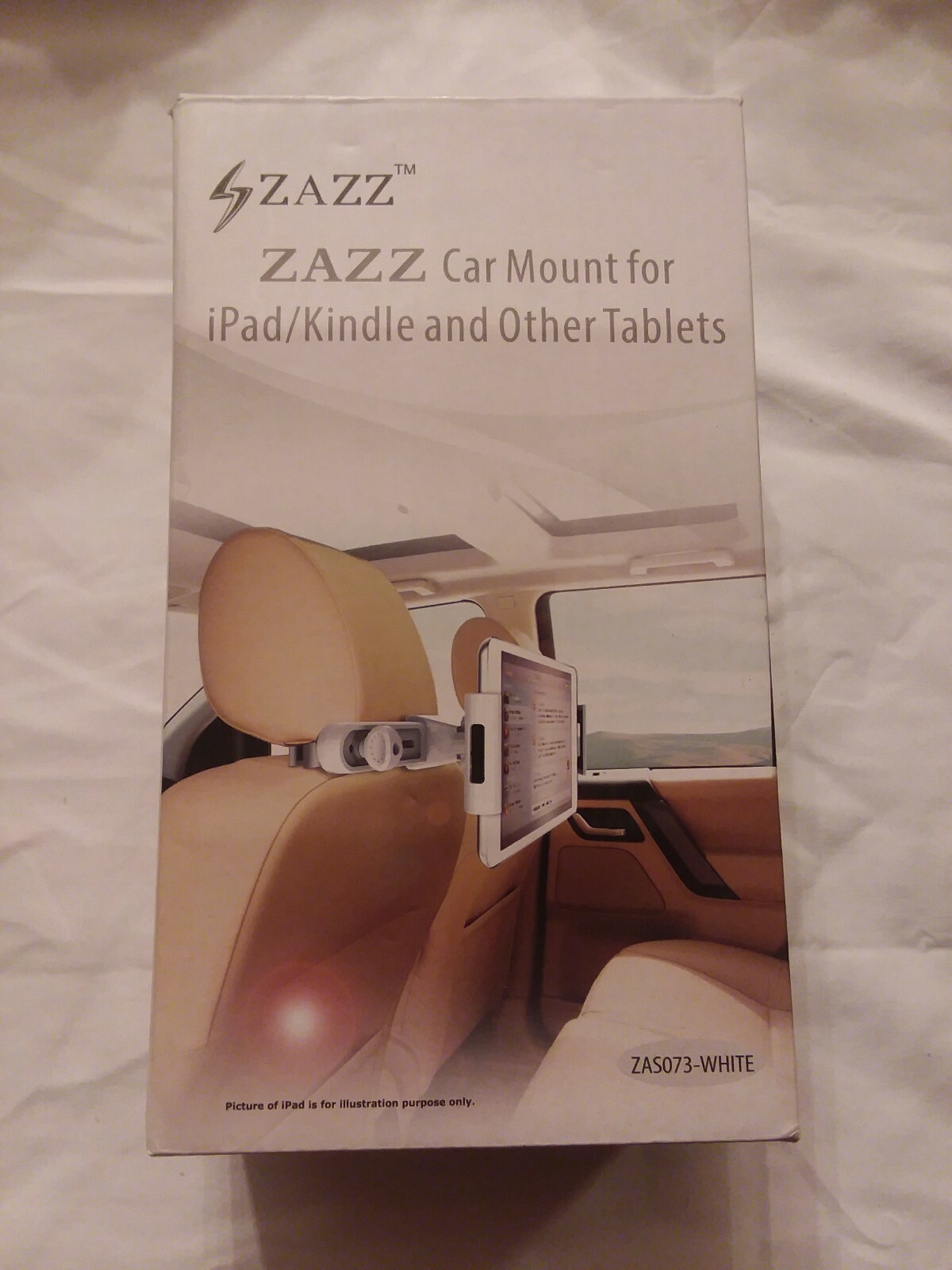 Zazz 360° Car mount Headrest Stand for Tablet iPhone Samsung Smartphone iPad New