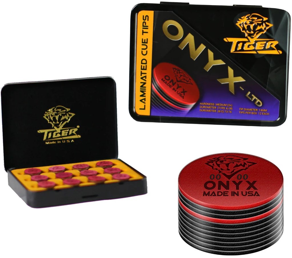 Tiger Onyx Cue Tip Medium