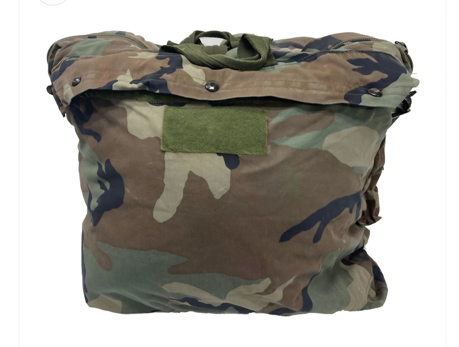 US Military FLYERS HELMET BAG, HGU-56/P, 8415-01-395-0005, Woodland Camo