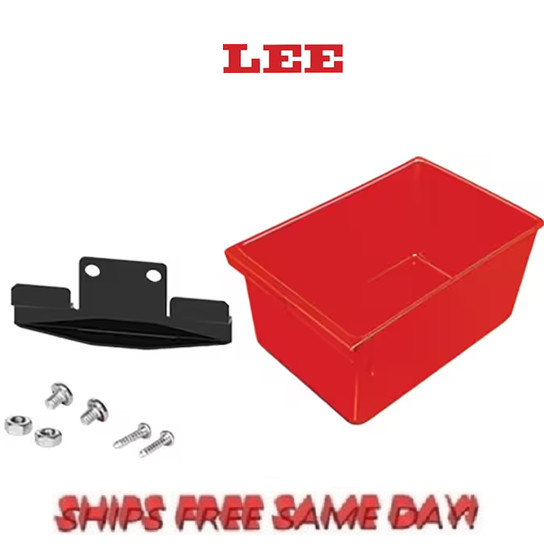 Lee Precision Reloading Stand Bin & Bracket Red   # 90687  New!