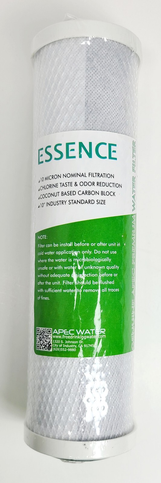 Essence Genuine Apec Under Sink Carbon Bloc Premium Water Filter FI-ES-CAB10 New