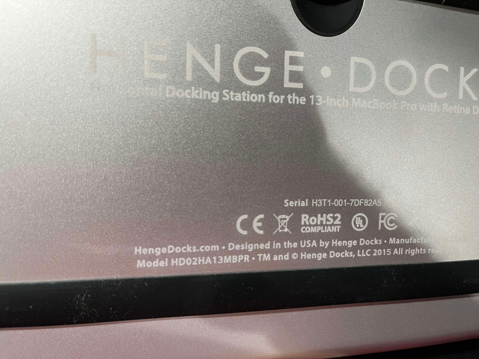Henge Docks HD02HA13MBPR Horizontal Docking Station