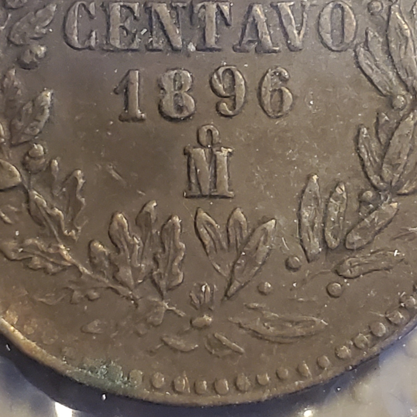1896 MEXICO 1 CENTAVO
