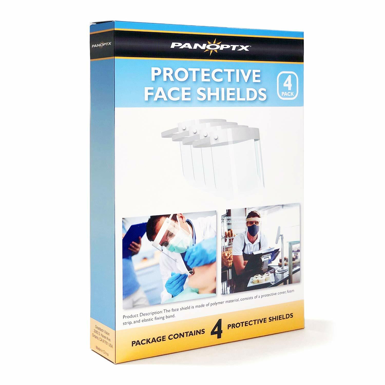 FACE SHIELD REUSABLE PROTECTION MASK COVER INDUSTRY SAFETY ANTI SPLASH--8 Pack