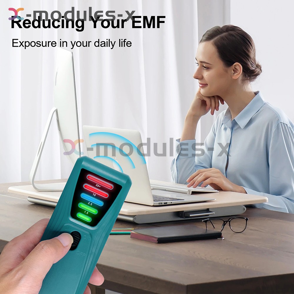 LED EMF Meter Electromagnetic Field Radiation Detector Geiger Counter